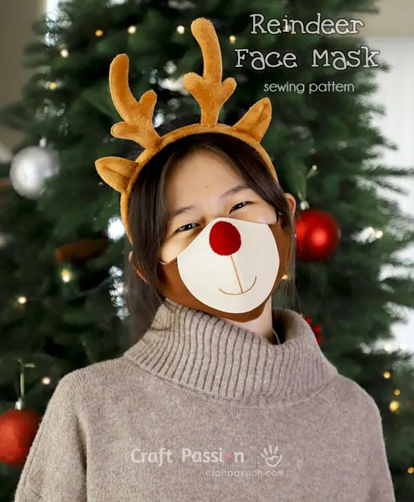 reindeer face mask