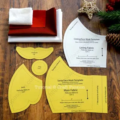 Santa Clause face mask