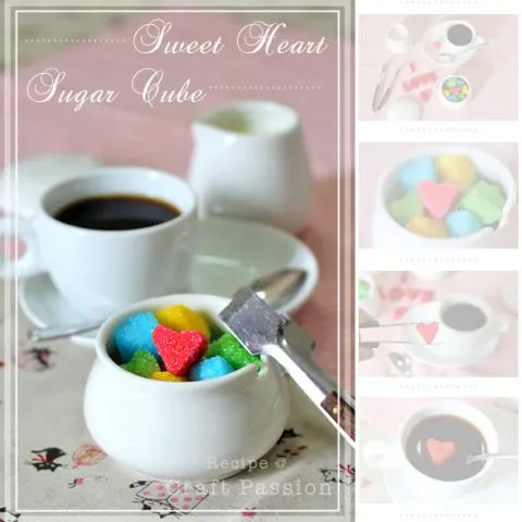 How to Make Sugar Cubes in Heart-Shaped Valentine