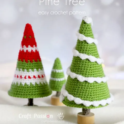 pine tree crochet pattern