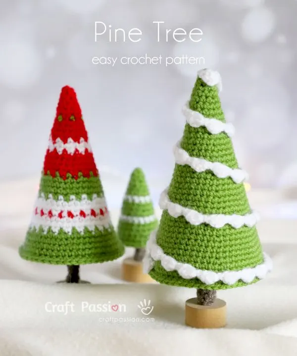 pine tree crochet pattern