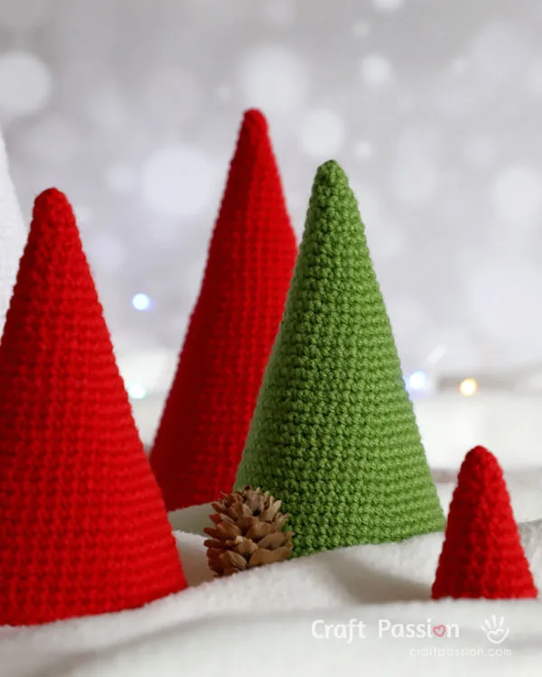 cone tree crochet pattern