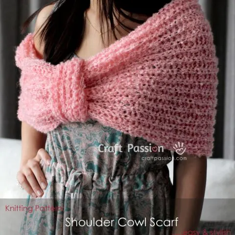 COWL SCARF KNITTING PATTERN