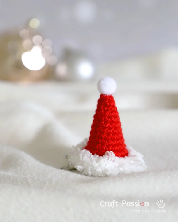 mini santa hat