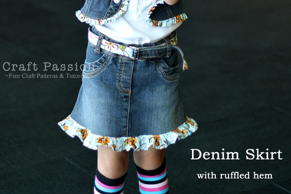 Denim Skirt Pattern
