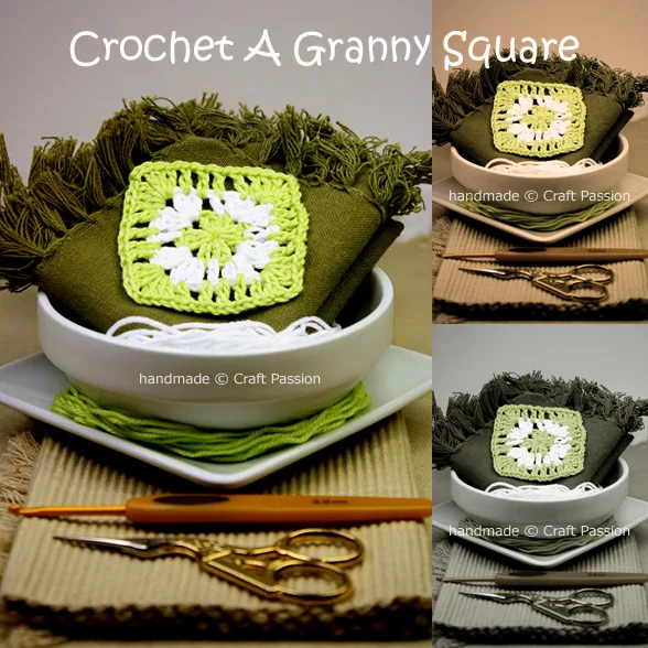 how to crochet a granny square