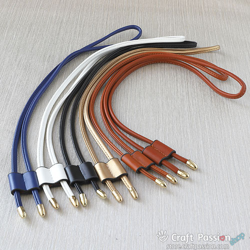 PU Leather Drawstring Cord, 1 Meter Long