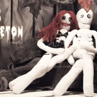 How To Sew Sock Skeleton Doll