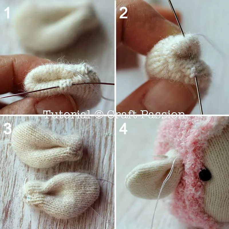 sock sheep ears
