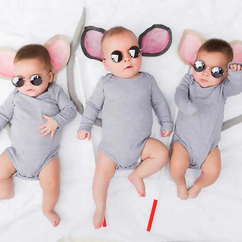 This tutorial shows you 4 DIY costume ideas in 1 article! Whether you decide to soar your kids in the skies with DC Characters, be the three little mice, or bust some ghosts this Halloween season, the choice is yours!