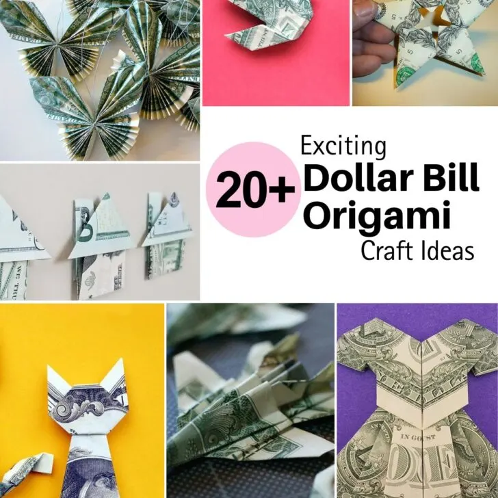 A curated list of fun & exciting dollar bill origami ideas, catered to everyone! Make some memorable gifts with just a dollar & a pair of crafty hands!