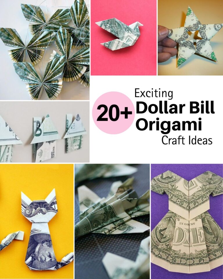 A curated list of fun & exciting dollar bill origami ideas, catered to everyone! Make some memorable gifts with just a dollar & a pair of crafty hands!