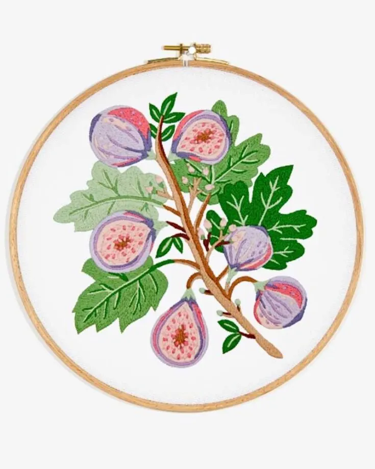 Want a touch of Mediterranean sweetness on your embroidery design? Check out this fabulous fig embroidery pattern that makes us so hungry even just by looking at it.&nbsp; Skill Level: Advanced