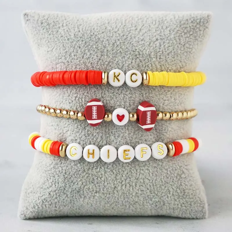 If you're a football fan, this bracelet design is a must-have on your bracelet-making list! Show your support and enthusiasm for your favorite team during Football season by crafting these for your friends and family!