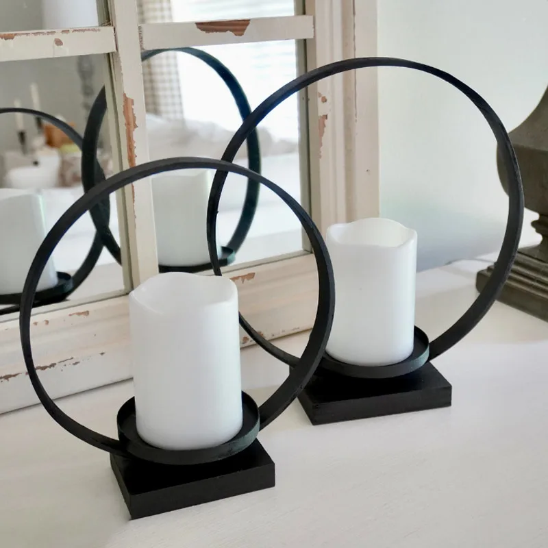 Pottery Barn items can get really expensive especially for some candle holders. So why not craft your very own with supplies from the dollar store? These chic ring candle holders will add a touch of warmth and sophistication to any room.