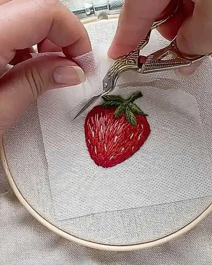Turn your fabric into a berry-licious picnic, one thread at a time, with this lovely strawberry embroidery pattern. Don&rsquo;t just eat it, craft it! Skill Level: Easy