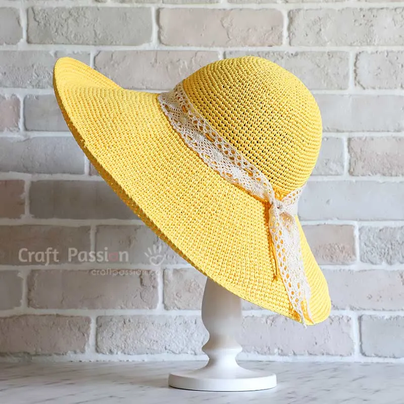crochet sun hat