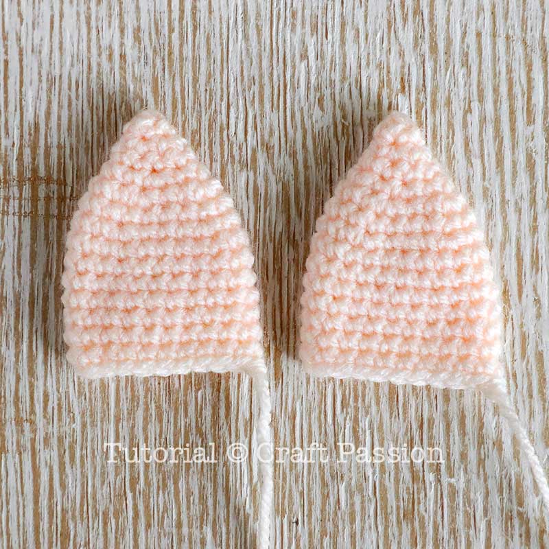 ami unicorn ears 800 amigurumi ear pattern