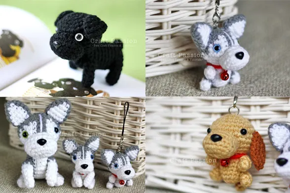 crochet dog amigurumi