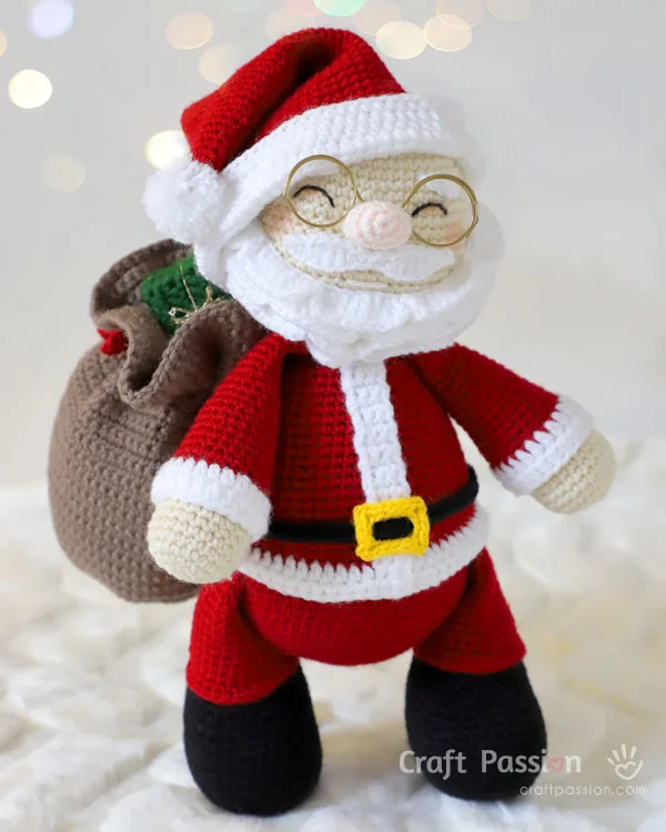 amigurumi santa claus doll pattern