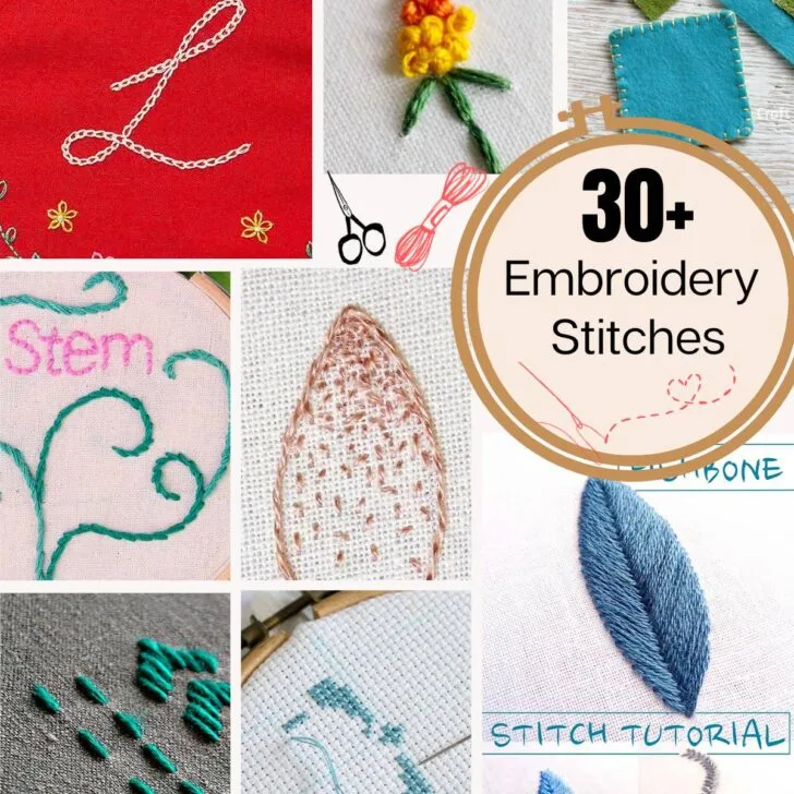 Basic embroidery stitches are the building blocks of any embroidery project. Starting off by practicing these basic embroidery stitches to have a strong foundation.