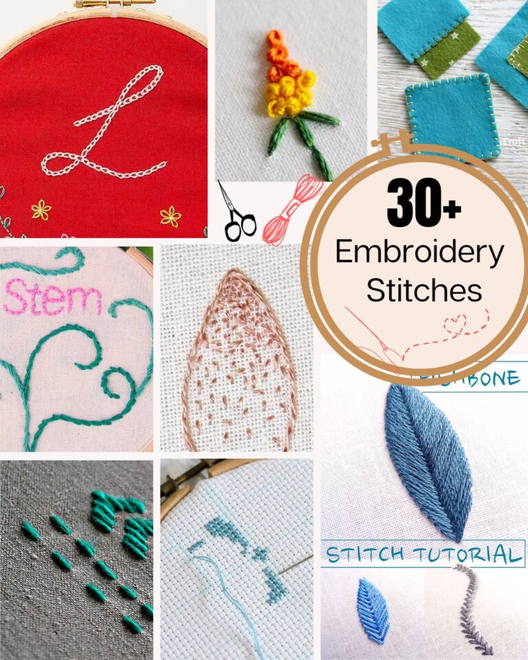 Basic embroidery stitches are the building blocks of any embroidery project. Starting off by practicing these basic embroidery stitches to have a strong foundation.