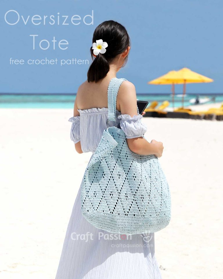 oversized tote crochet pattern