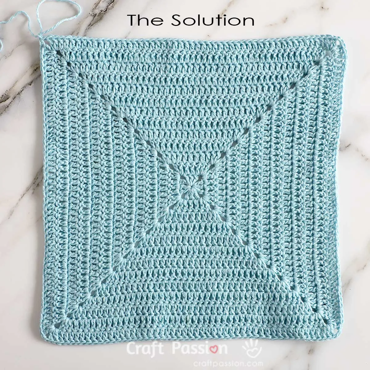 how to crochet big granny square