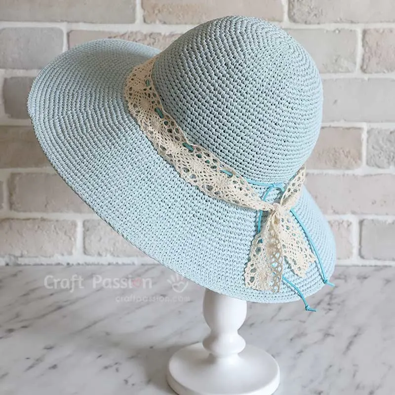 crochet sun hat