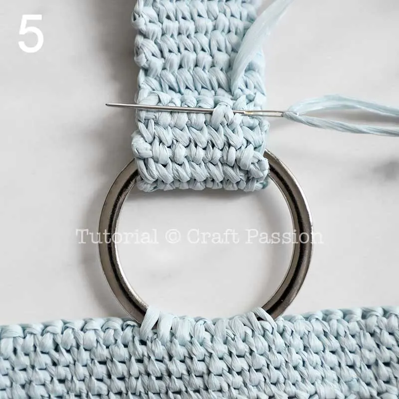 oversized diamond stitch raffia tote crochet pattern