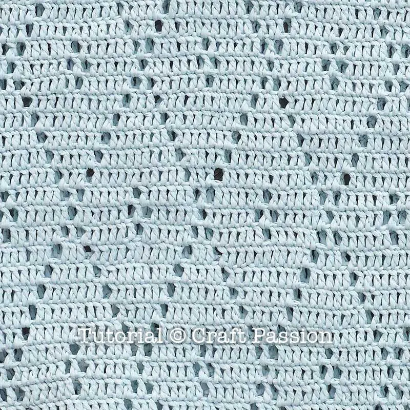 diamond stitch tote crochet pattern