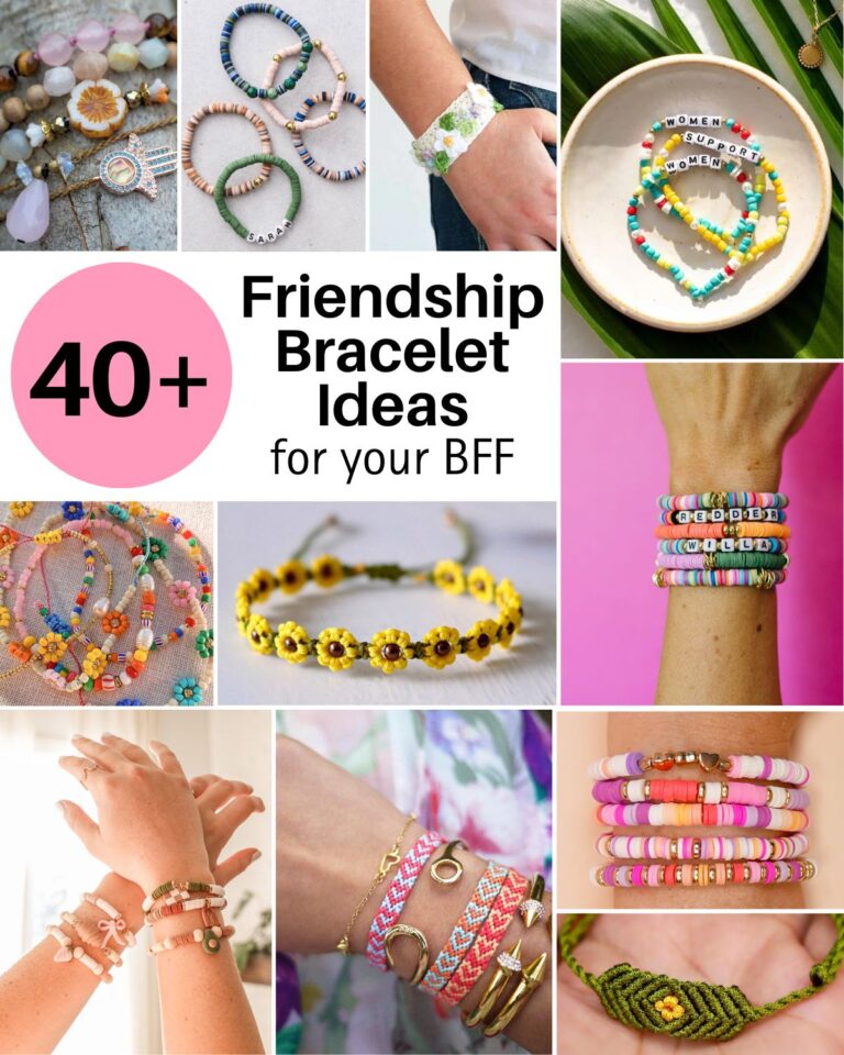 Get inspired with these beautiful bracelet ideas to make with your best friends! We also include variations of bracelet making to fit every style.