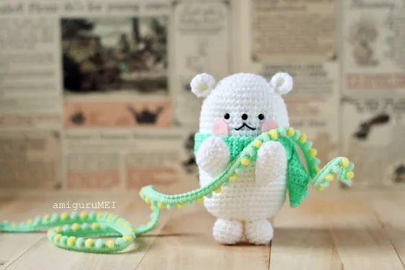 crochet polar bear amigurumi pattern