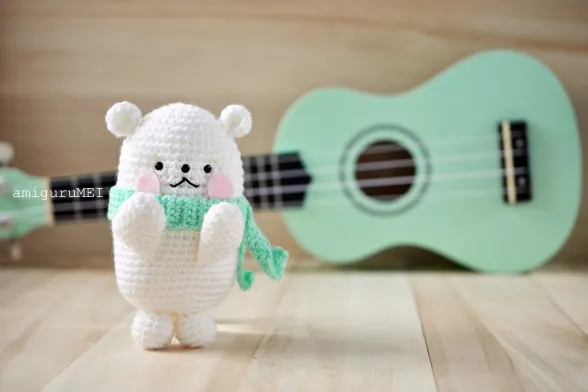 crochet polar bear amigurumi pattern