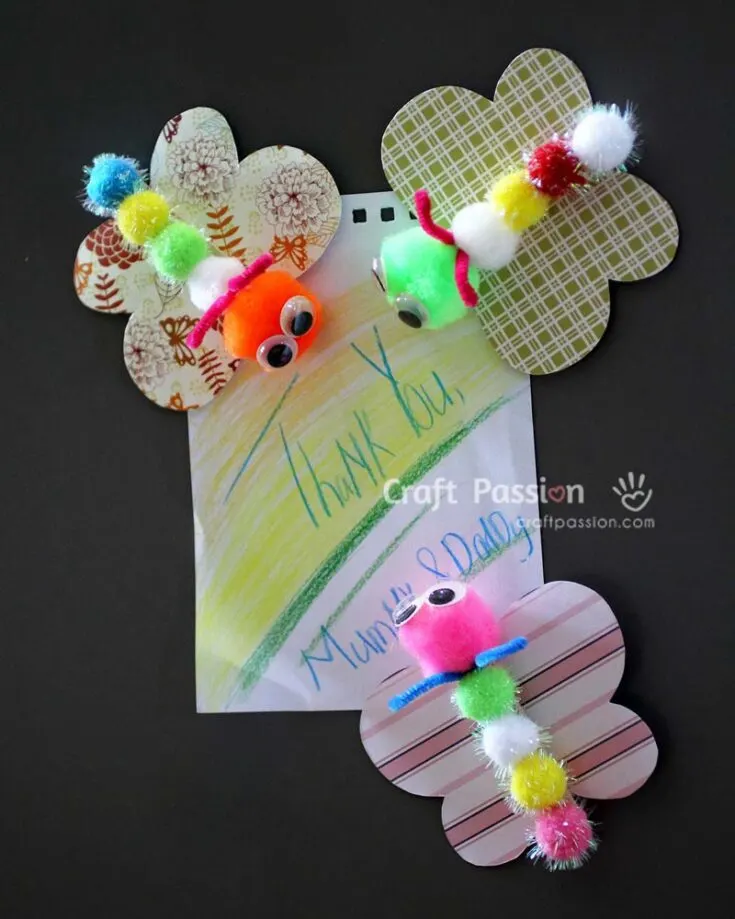 This cute butterfly fridge magnet is quick and easy to craft. It isn&rsquo;t limited to being a fridge magnet, you can also glue it to other attachments as an ornament, such as a butterfly photo frame, a butterfly paperweight, a butterfly keychain, or a butterfly pencil topper. You can even frame it up and hang it on the wall as a butterfly wall decor by itself too.