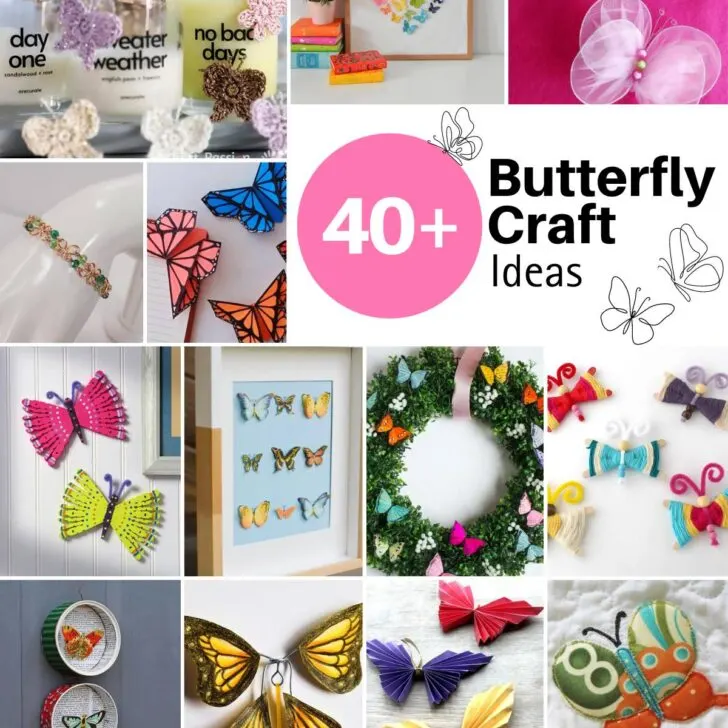 Elevate your home decor with these adorable and creative butterfly craft ideas, suitable for all ages that will tickle your fancy!