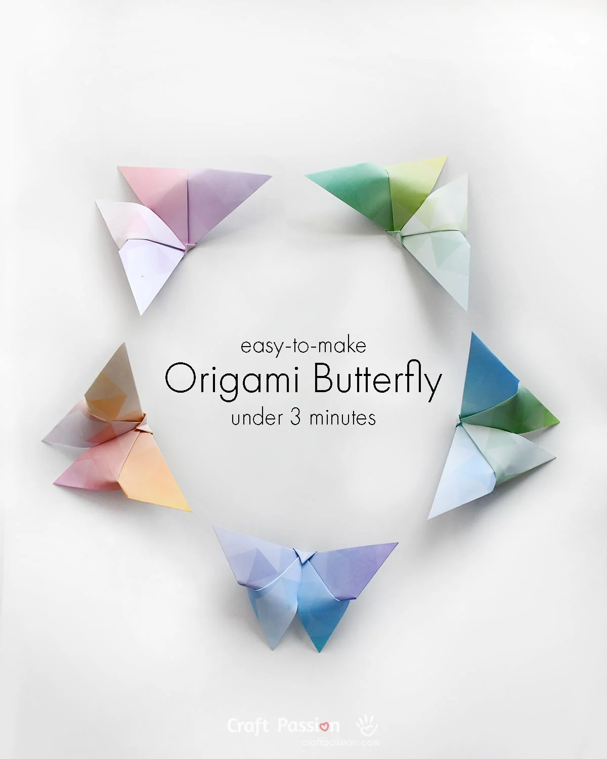 Learn how to make simple a origami butterfly with picture guides and detailed steps! They are perfect for home decorations and housewarming gifts.