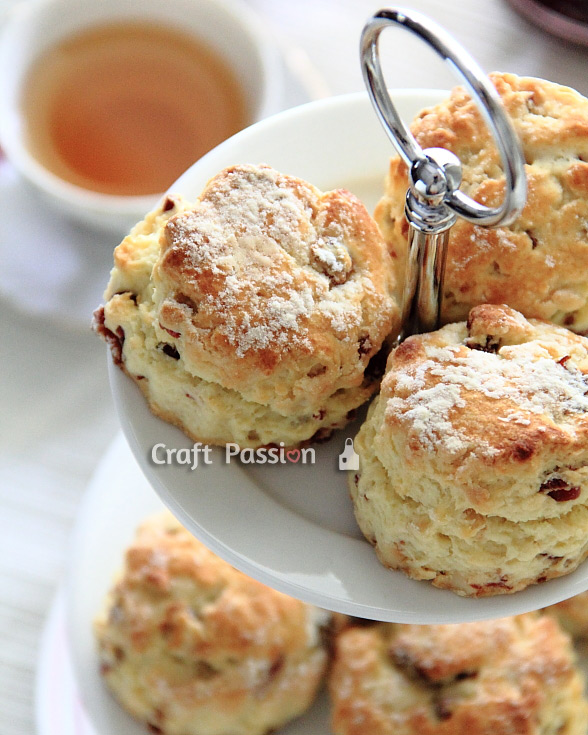An easy classic Buttermilk Scones recipe with optional toasted almonds and dried cranberries. A versatile recipe that can be adapted to your liking.