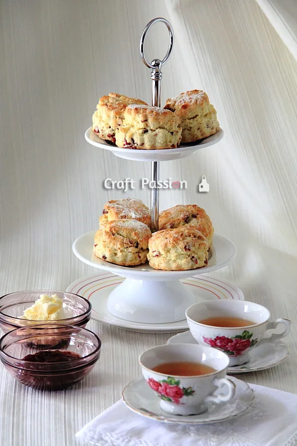 An easy classic Buttermilk Scones recipe with optional toasted almonds and dried cranberries. A versatile recipe that can be adapted to your liking.
