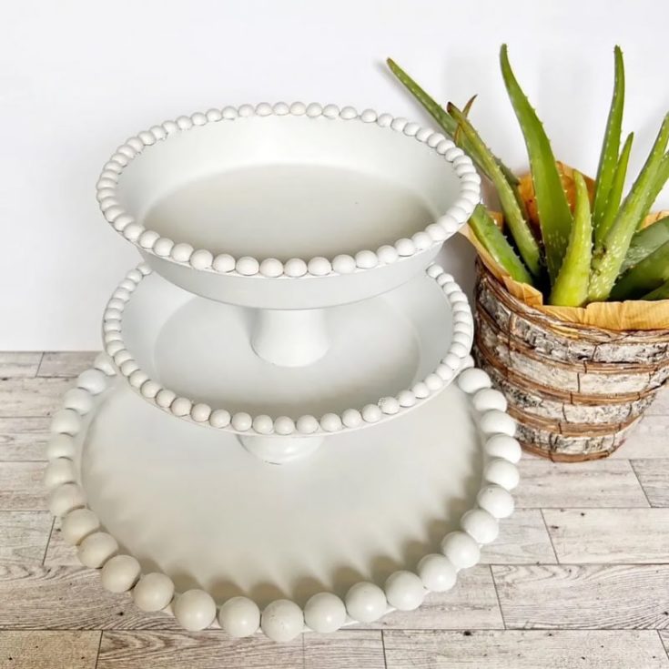 Elevate your desserts display with simple DIY cake stands that you can make yourself. Follow the tutorial from Thrifty Northwest Mom for multiple different designs of elegant and budget-friendly stands for your sweet treats.