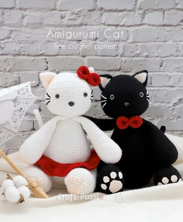 cat amigurumi pattern