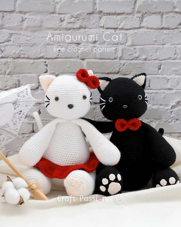 cat amigurumi pattern