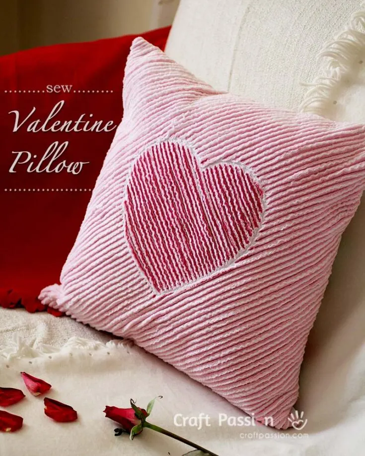 Something that is cuddly, soft, and will remind your loved one of your hugs every time they hug it? Learn to sew this heart Chenille Valentine Pillow that will be a daily reminder of your embrace of love!