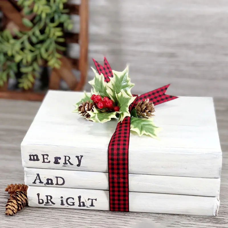 Buying Christmas decor can get pretty repetitive and overused after a couple years. Why not add a simple festive touch to your home with these DIY Dollar Tree Christmas book stacks. They can be easily made to fit any decor or style in your home.