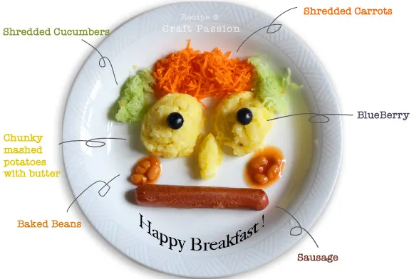 creative mashed potatoes for the breakfast