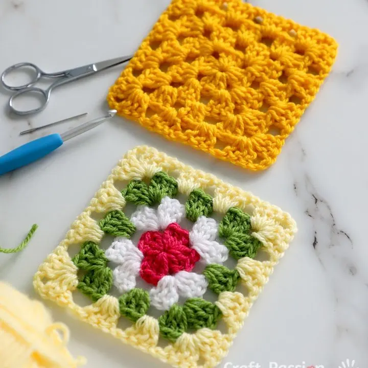 classic granny square pattern
