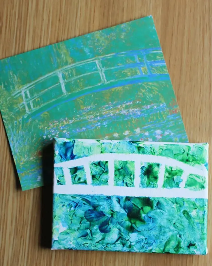 Make a Claude Monet-inspired painting! Become the shadow of the great Claude Monet, who is regarded as the founding father of Impressionism painting! It is also easy for your kids/preteens to follow along.