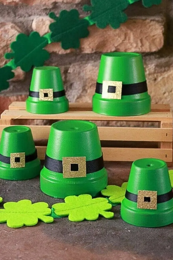 What&rsquo;s more perfect than some clay pot leprechaun hats filled with clover plants to feel festive during this significant day? This craft is so low-cost; all you need is some decor and paints.