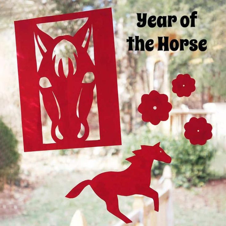 Get into the festive spirit with this fun horse paper-cutting craft for Chinese New Year! Kids can easily snip and fold their way to awesome horse designs while learning a bit about tradition. It's a creative and super cool way to celebrate the Year of the Horse!