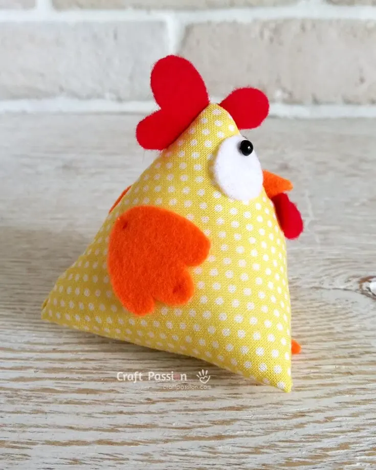 This is perfect for celebrating the Year of the Rooster! Elevate the festive spirit by sewing your chicken in bold red and gold fabrics&mdash;classic symbols of prosperity and happiness for Chinese New Year. Whether as a charming decoration or a thoughtful handmade gift, it&rsquo;s sure to spread joy and good fortune!